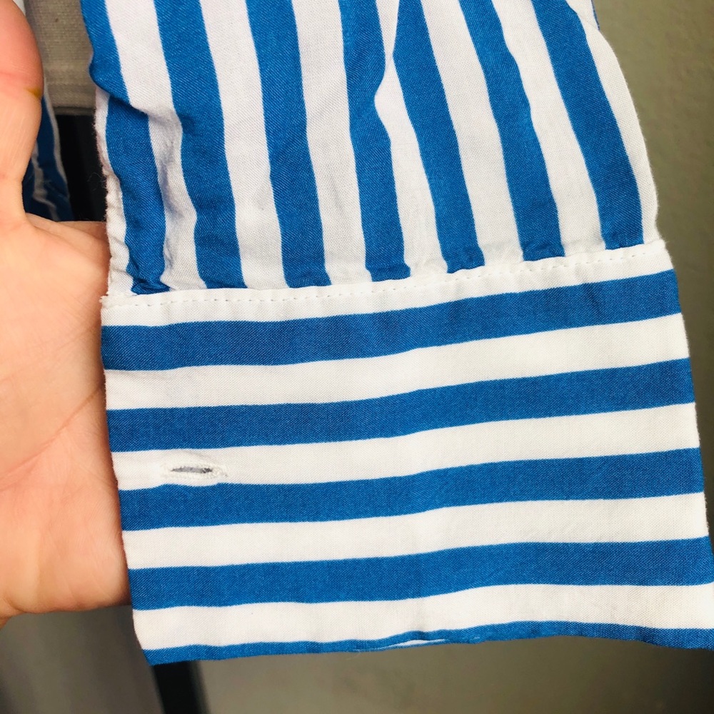 H&M stripped nautica front pockets shirt - Picture 7 of 9